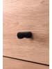 Furn.Design Garderobe Eiche Artisan, grau 122 cm, Kompaktgarderobe mit Spiegel