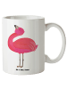 Mr. & Mrs. Panda Pott Flamingo Stolz ohne Spruch in Weiß