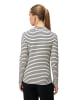 Zero  Ringelshirt mit Stehkragen in CreamBlack