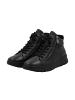 rieker Odeon High-Top-Sneaker aus Leder Schwarz