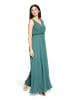Vera Mont Abendkleid mit Plissee in Dark Emerald