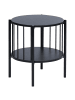 Beliani Beistelltisch OREANA in Schwarz - (W) 40 x (H) 44 x (L) 40 cm
