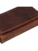 Greenburry Vintage Geldbörse Leder 17 cm in brown