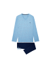 HOM Pyjama Walter Long Sleepwear in blue print