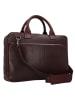 Plevier Vintage Larry Aktentasche Leder 40 cm Laptopfach in braun
