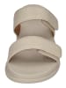 fitflop Pantoletten F-MODE GO ADJUSTABLE TWO-BAR BUCKLE SLIDES in weiß