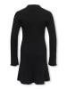 KIDS ONLY Strickkleid Rippstrick langarm Kogmichella in black