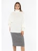 RISA Damen Strick Pullover in Weiss