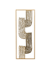 Beliani Wandobjekt THULIUM in Gold - (W) 29 x (H) 75 x (L) 1 cm Vertikal
