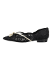 Liu Jo Ballerinas in Schwarz/Gold