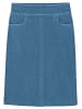 Sieh an! Jeans-Rock in blue-bleached