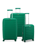 Roncato B-Flying Move 4 Rollen Kofferset 3-teilig mit Dehnfalte lime