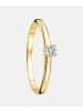 Diamant L'éternel Ring aus 375 Gelbgold mit Diamant