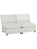 HOMCOM 2-Sitzer-Sofa-146L x 85B x 78H cm-Grau