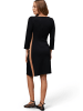 Zero  Sweatkleid mit Raffungen in Patch BlackCamel