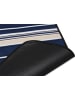 Normani Outdoor Sports Outdoor-Campingdecke, 140 cm x 180 cm Tundra in Blau gestreift