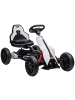 HOMCOM 12V 3-5km/h Elektro Gokart 3-8 Jahre Weiß