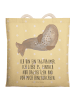 Mr. & Mrs. Panda Tasche Robbe Lachen mit Spruch in Gelb Pastell