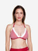 JOOP! Triangel-Bikini-Top Streifen in Gardenia AOP