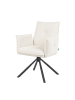 DUBI Möbel 2er-Set: Drehstuhl Mika-Nevio in Creme - (B)60 x (H)88 x  (T)63 cm