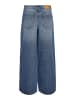 Noisy may Wide Fit Jeans in Medium Blue Denim