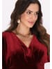 faina Damen Kleid in Weinrot