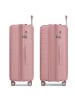 Franky London 4 Rollen Trolley L 74 cm mit Dehnfalte rose