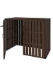 MCW 2er-/4er-WPC-Mülltonnenverkleidung J28, Braun