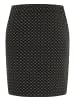More & More Businessrock in rhomb jersey black