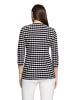 Betty Barclay Basic Shirt mit Rundhalsausschnitt in Schwarz/Weiß