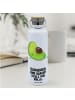 Mr. & Mrs. Panda Thermo-Trinkflasche Avocado Schwangerschaft mit... in Weiß
