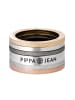 Pippa & Jean Ring in silber/gelbgold/roségold/schwarz