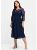 sheego Abendkleid in marine
