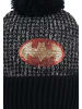 Batman Wintermütze mit  Bommel in Grau