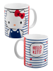 United Labels Hello Kitty Tasse - Hearts - Becher Kaffeetasse 320 ml in Mehrfarbig