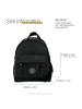 Bag Street Cityrucksack, Freizeitrucksack Nylon schwarz ca. 26cm breit ca. 30cm hoch