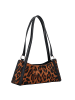 Guess Domitilla Schultertasche Leder 30 cm in leopard
