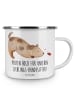 Mr. & Mrs. Panda Kaffeebecher Lieblings-Hundesitter mit Spruch in Weiß