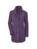 GOLDNER Kurzgröße:  Weicher Wollmantel in moderner Optik in lila