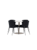 ebuy24 Essgruppe Lycke (5-teilig) Beige 110 x 110 cm