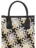 faina Women Tote Bag in White Black Yellow