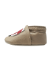 Yalion Leder-Krabbelschuhe "Fuchs" in Beige