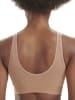 adidas Bustier SCOOP LOUNGE BRA in toasted almond