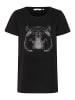 Cream T-shirt CRIan Feminine in Pitch Black