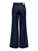 ONLY Jeans mit weitem Bein in Dark Blue Denim
