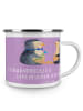 Mr. & Mrs. Panda Camping Emaille Tasse 35. Hochzeitstag Leinwand... in Lavendeltraum