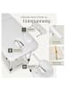 tectake 3 Zonen Massageliege-Set  210 x 95 x 89 cm, weiß
