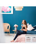 relaxdays Sitzbank in Weiß - (B)105 x (H)44 x (T)35 cm