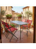 VCM  5 tlg. Bistroset Balkonset Gartenset Sumila 110x55 in Rot