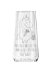 Mr. & Mrs. Panda Champagnerglas Einhorn Gemüse mit Spruch in Transparent